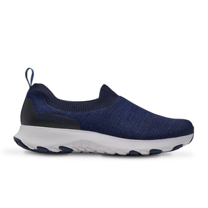 Basket Merrell Cloud Moc Knit Bleu Marine Homme | X.H.FRXA